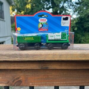 Thomas the Train sealed Recycling cars sealed 2001